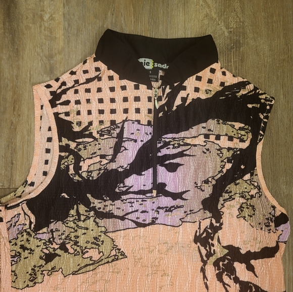 Jamie Sadock Sleeveless Golf Shirt Size Small - Picture 2 of 8